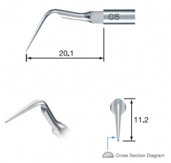 G5 (NSK, Япония) - насадка для удаления зубного камня между коренными зубами к ультразвуковым скалерам Varios NSK и Satelec