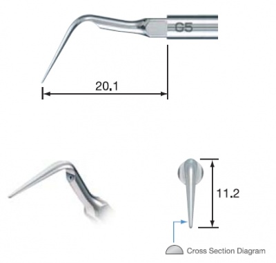 G5 (NSK, Япония) - насадка для удаления зубного камня между коренными зубами к ультразвуковым скалерам Varios NSK и Satelec