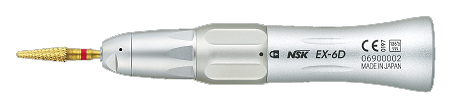 EX-6D - прямой наконечник без оптики с наружной системой подачи воды в корпусе из нержавеющей стали, передача 1:1 (NSK, Япония)  Продажа стоматологического оборудования в Санкт-Петербурге