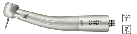 Ti-Max X700L (NSK, Япония) - турбинный наконечник с увеличенной, ортопедической головкой, с оптикой, четырехточечным спреем и керамическими подшипниками Продажа стоматологического оборудования в Санкт-Петербурге