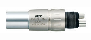 FM-CL-M4 (NSK, Япония) - быстросъемный переходник для турбинных наконечников NSK, соединение Midwest M4