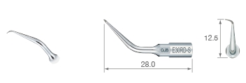 E30RD-S - эндоретроградная насадка с наклоном вправо для ультразвуковой хирургической системы VarioSurg, алмазное покрытие (NSK, Япония)