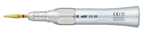 EX-5B - прямой наконечник без оптики с наружной системой подачи воды в корпусе из нержавеющей стали, понижение 4:1 (NSK, Япония)