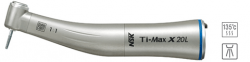 Ti-Max X20L - угловой наконечник в титановом корпусе, с оптикой и одинарном спреем, передача 1:1 (NSK, Япония)