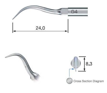 G4-E (NSK, Япония) - насадка для удаления наддесневых и межзубных отложений к ультразвуковым скалерам EMS Продажа стоматологического оборудования в Санкт-Петербурге