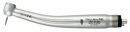 ﻿ PANA-MAX PLUS SU M4 (NSK, Япония) - турбинный наконечник со стандартной головкой, без оптики, с четырехточечным спреем и керамическими подшипниками, подключение к шлангу Midwest (M4)