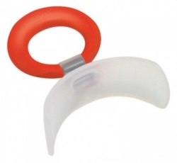картинка  933010 - Вестибулярная пластинка Muppy™ стандартная, мягкая, прозрачная SMALL (с красным кольцом, от 3 до 5 лет)