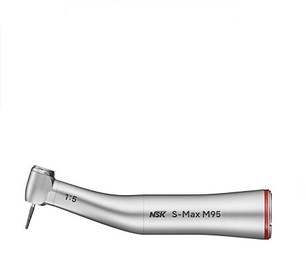 S-Max M95 (NSK, Япония) - угловой наконечник без оптики, повышение 1:5, четырехточечный спрей, нержавеющая сталь (NSK, Япония) Продажа стоматологического оборудования в Санкт-Петербурге