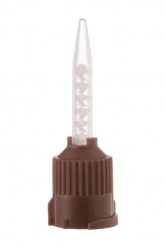 Смесительные насадки стоматологические коричневые с белой спиралью, короткие, смешивание 1:1, 50 шт. Предлагаем качественное оборудование для стоматологии