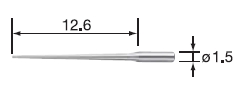 V-S50 (NSK, Япония) - эндодонтическая насадка к держателю V-30 для чистки корневого канала 17 мм., к ультразвуковым скалерам NSK и Satelec, 3 шт. в упаковке