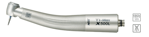 Ti-Max X500L (NSK, Япония) - турбинный наконечник с миниатюрной головкой, с оптикой, четырехточечным спреем и керамическими подшипниками Продажа стоматологического оборудования в Санкт-Петербурге