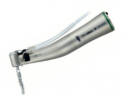 Ti-Max X-SG20L - угловой хирургический наконечник с оптикой, понижение 20:1, титановый корпус, внешнее и внутреннее охлаждение (NSK, Япония)