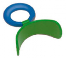 картинка 930420 - Вестибулярная пластина MUPPY™ стандартная, жесткая, зеленая LARGE (с синим кольцом, от 5 до 8 лет)