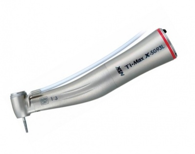 Ti-Max X-SG93L - угловой хирургический наконечник с оптикой, повышение 1:3, титановый корпус, внешнее охлаждение (NSK, Япония) 
