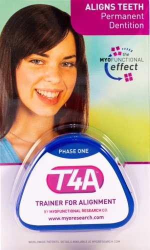 картинка Трейнер для выравнивания T4А, синий, мягкий (с 11-12 лет) от Алдент