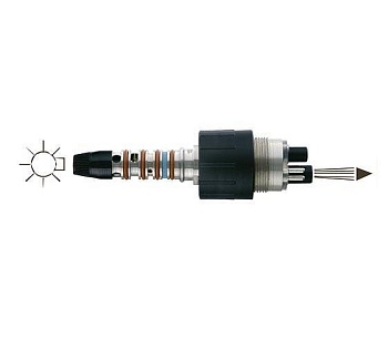 Sirona R (LED) - быстросъемное соединение для турбинных наконечников Sirona серии Т1/T2 Предлагаем качественное оборудование для стоматологии