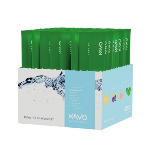 KaVo PROPHYpearls - порошок абразивный чистящий, 80 пакетиков по 15г., на основе карбоната кальция с мятным вкусом (KaVo Dental, Германия) Продажа стоматологического оборудования в Санкт-Петербурге
