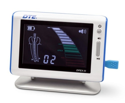 DTE DPEX III (голубой) - цифровой апекслокатор повышенной точности, с цветным дисплеем (Guilin Woodpecker Medical Instruments Co. Ltd., Китай) Продажа стоматологического оборудования в Санкт-Петербурге