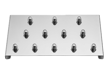 картинка Подставка металлическая для хранения клампов для раббердама/коффердама (Dentech, Япония) от компании Алдент
